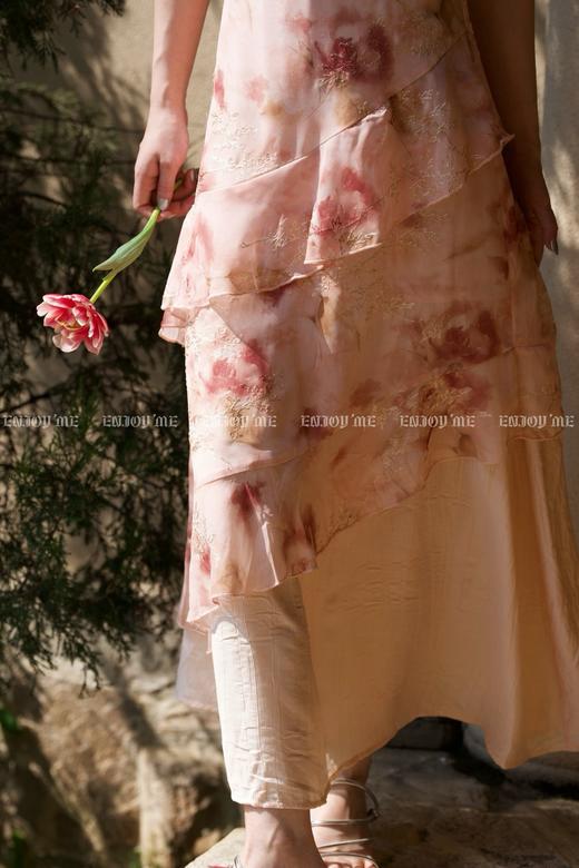 【门店同款】ENJOY春季“绮梦繁花”荷叶层层连衣裙 161948695 商品图7