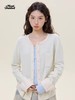 mostwantedlab彩虹/M2512042/泡泡皱条纹拼接假两件毛织polo开衫 商品缩略图4