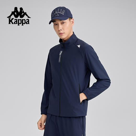 Kappa卡帕背靠背户外针织开衫外套2025新款男凉感运动服防晒衣女K0F32WK40 商品图2