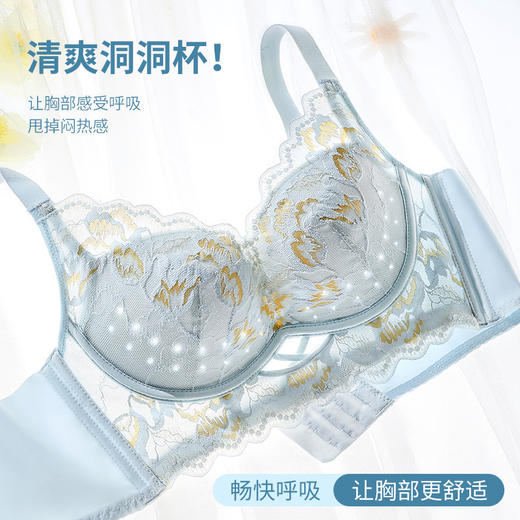 夏季调整型洞洞杯内衣女舒适透气防下垂文胸 A05 商品图3