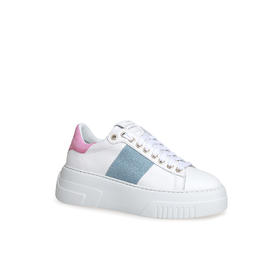 豪麟名鞋STOKTON女鞋时尚休闲鞋牛皮革651-D蓝色