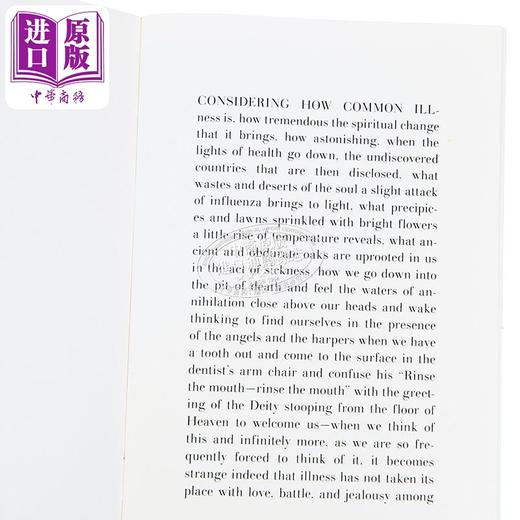 预售 【中商原版】伍尔芙 论疾病 英文原版 On Being IllVirginia Woolf 文学理论与批评 商品图2