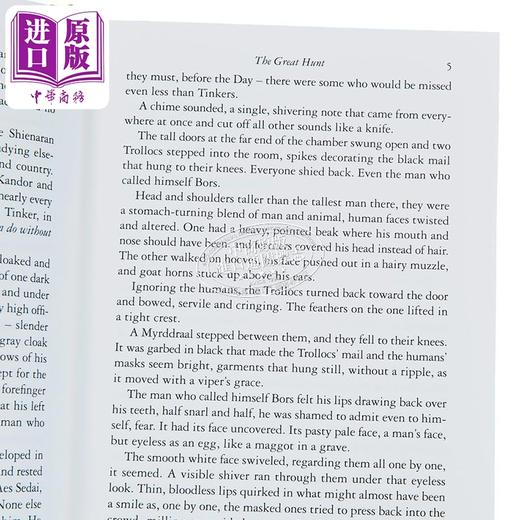 【中商原版】伟大的猎手 时光之轮第2卷 刷金皮革版 英文原版 Great Hunt Book 2 of the Wheel of Time Robert Jordan 商品图2
