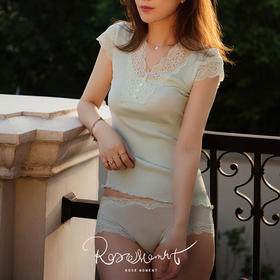 舒适百搭真丝针织家居服基础款打底衫 Z92103