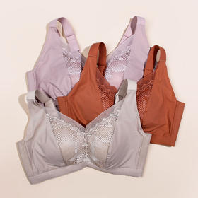 【第二件 0 元｜ 满2件 5 折】【通用杯单件】【秀黛】可调节蕾丝背心文胸L6116051T【门店同款】