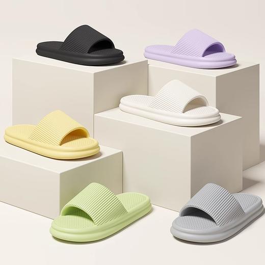 【13.9抢❗️网红夏季拖鞋】舒适新体验，EVA材质，气垫般的柔软，耐穿防滑，女网红夏季拖鞋室内，居家酒店情侣凉鞋L 商品图1