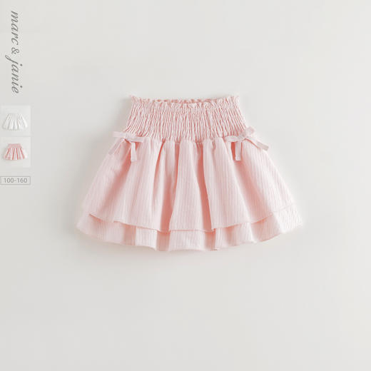 马克珍妮女童甜美芭蕾风蝴蝶结蛋糕裙裤 儿童短裙夏装新款550722 商品图0