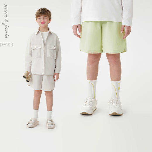 【速干】马克珍妮男女童轻弹户外网球运动短裤儿童夏装新款550675 商品图0