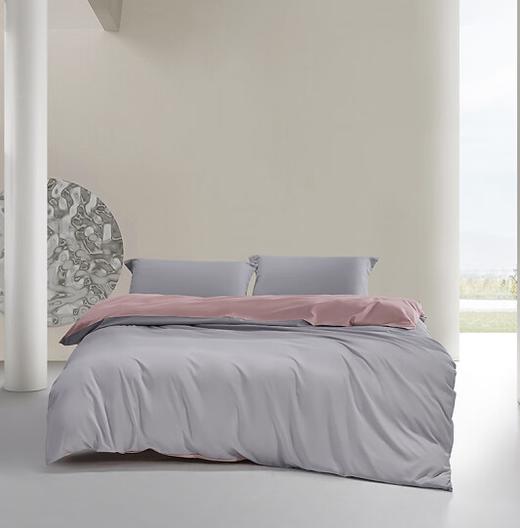 水星家纺纯色磨毛四件套—烟雨予诗 商品图0