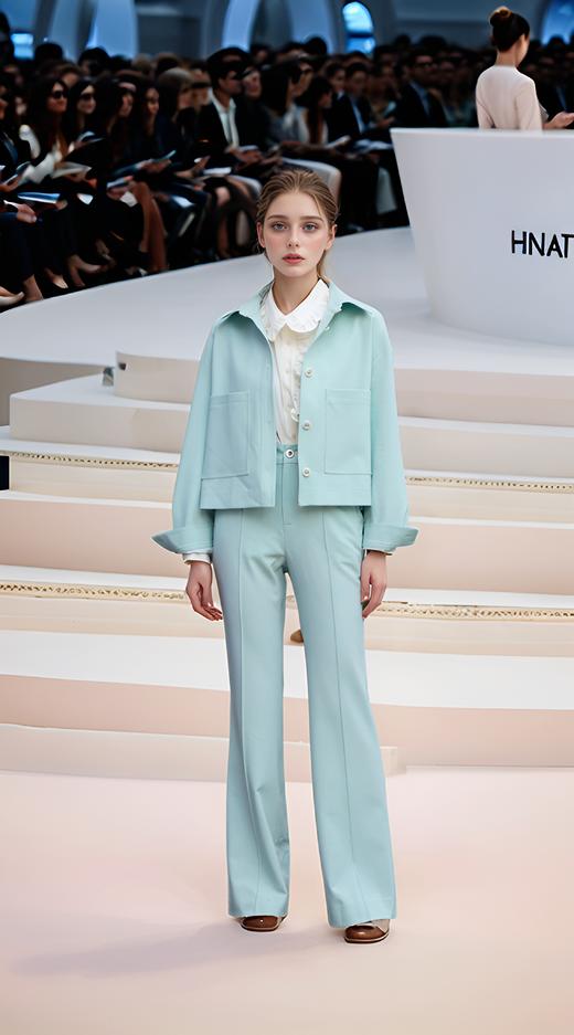 大包后加折高腰夹克版外套 商品图0