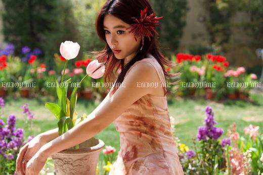 【门店同款】ENJOY春季“绮梦繁花”荷叶层层连衣裙 161948695 商品图8