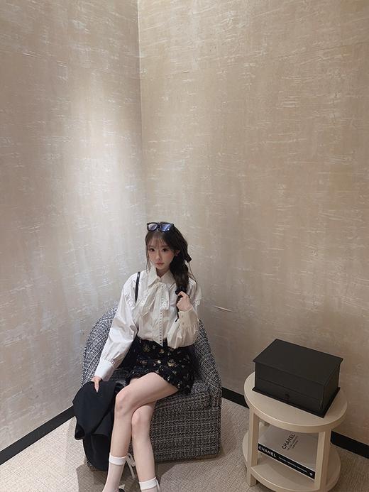 金蘑菇菇 伯特兰玫瑰 新中式衬衫三件套/ 矜贵少女 低调精致套装 商品图4