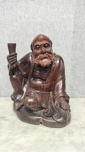 达摩摆件/老料酸枝16.5*15cm