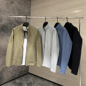 户外机能王炸单品！2025新款春季3D立裁综训立领运动夹克外套男款！