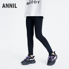 女童针织打底九分裤夏季新款安奈儿童装EG526132