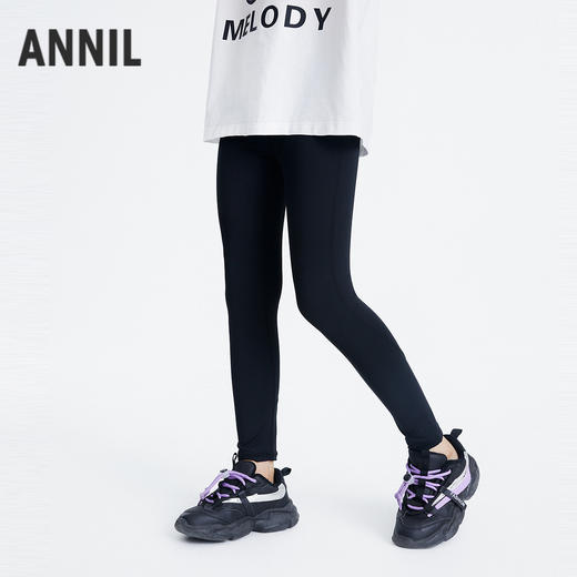 女童针织打底九分裤夏季新款安奈儿童装EG526132 商品图0