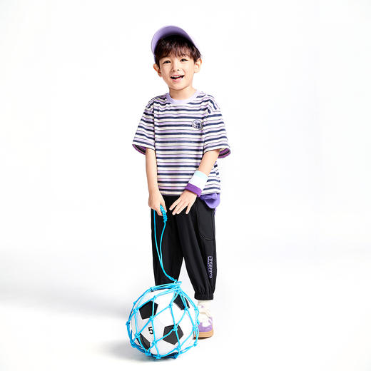 男女童全腰梭织单裤防蚊裤夏季新款安奈儿童装实体店同款XM526630 商品图5