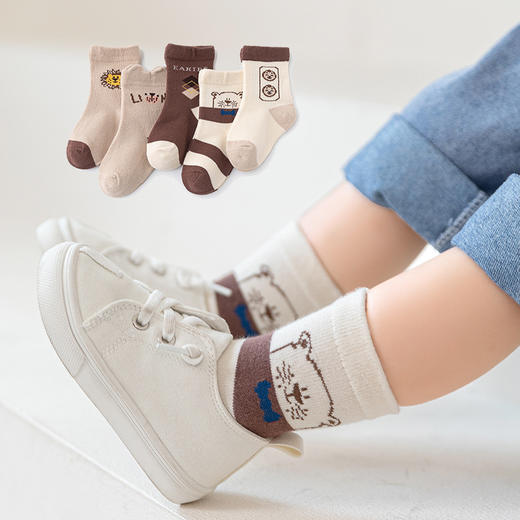 【A类宝宝中筒袜】春秋冬新款儿童袜子精梳棉宝宝袜子四季款男女童中筒袜子。ry 商品图2