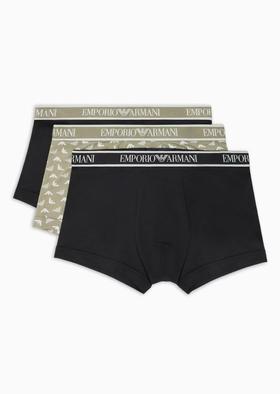 【贴身衣物不退不换】E ARMANI 内裤套装男  EM000370AF10779-MC065 .