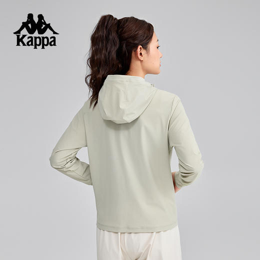Kappa卡帕背靠背运动外套新款连帽针织开衫女款休闲凉感防晒上衣K0F42MK40 商品图3