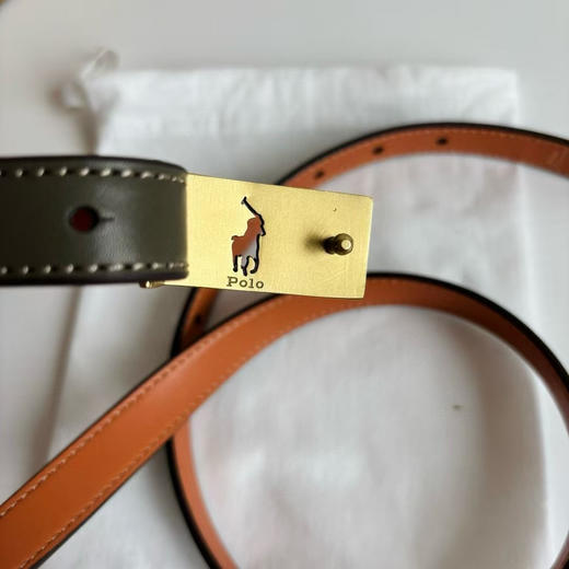 外贸原单正品Rh拉夫劳伦腰带，古铜材质的腰头、意大利进口小牛皮、精雕刻字和压印，让它，成为你衣柜中的楚翘!!
两面可用，简易包装，尺寸：宽2cm*长100
特价💰158包邮 商品图11