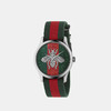  【GUCCI古驰 G-Timeless系列 腕表】 石英机芯 尼龙表带 红色表盘 男女同款 永恒小蜜蜂表男女中性手表 商品缩略图4