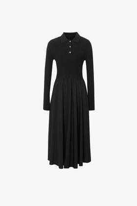 【商场同款】麦檬春秋针梭拼接连衣裙5F8293261