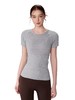 新款裸感无缝修身女显瘦透气跑步运动健身短袖收腰圆领瑜伽服AD TX42001 商品缩略图3