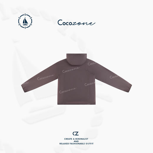 COCO ZONE 黑标系列 老钱户外风连帽拉链外套CD2A0520 商品图2