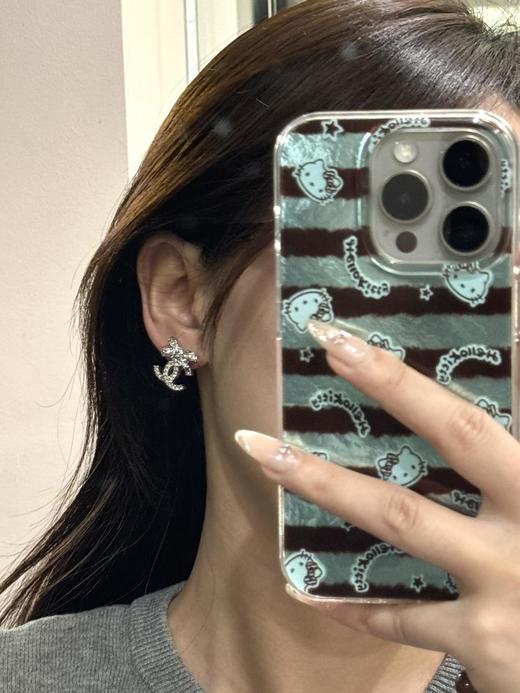 香奈儿23S蝴蝶双C耳钉（XTY） 商品图0