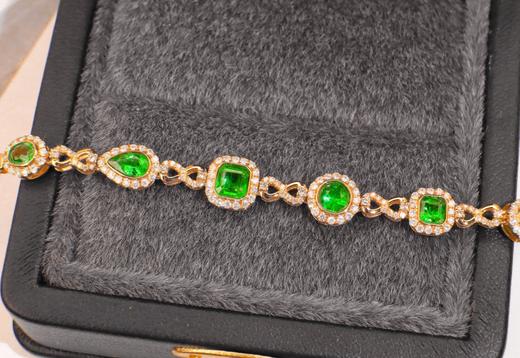 1.5ct刻面祖母绿手链 商品图2