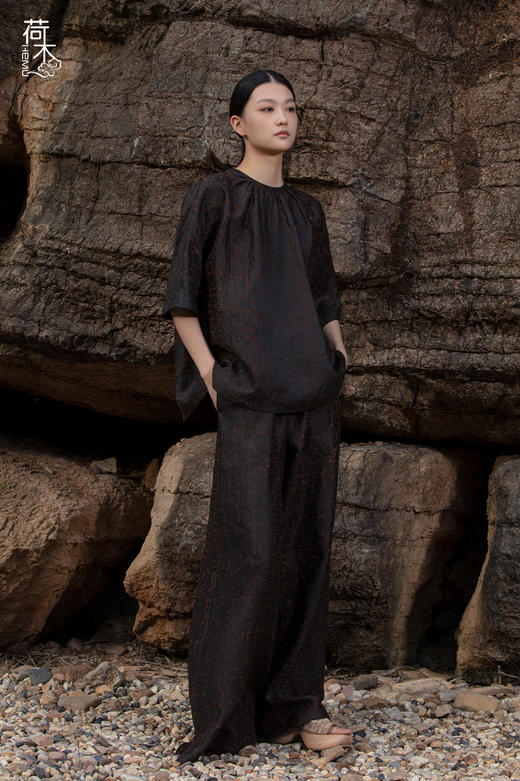 荷木HEMU丨泥行·宽腿裤 商品图0