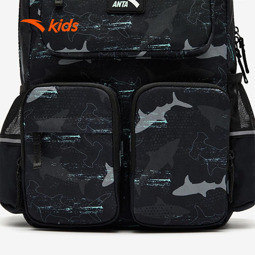 安踏安踏儿童书包男大童防泼水生活系列双肩背包附袋392528159 商品图4