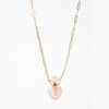 MELI&MOLI【火】芙蓉石小号阿拉丁吊坠粉晶珍珠点缀项链 商品缩略图0