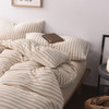 丁摩 天竺棉被套单件 全棉针织百隆色纺无印日式条纹纯棉学生宿舍被罩5ZF-3106 商品缩略图6