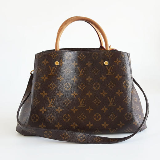 【95新】LV路易威登Montaigne系列M41056中号棕色老花蒙田手提单肩包女士现售价：4000！280225AI40 商品图3