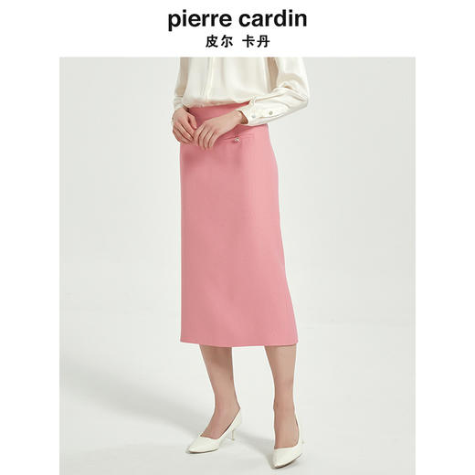皮尔卡丹女装都市通勤简约知性A摆半裙C51SL028F0 商品图4