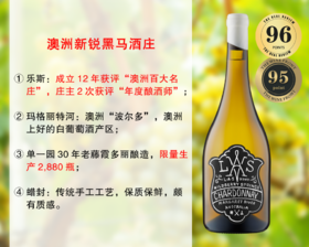 【配额促销，整箱更优惠】限量生产2880瓶｜澳洲新锐黑马：乐斯酒庄单一园霞多丽旗舰干白（2023年）