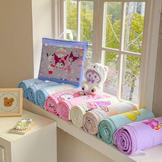 【69元2条】【赠礼袋】三丽鸥儿童夏被婴幼儿A类卡通夏凉被子空调手 商品图1