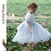 Littletime女童2025新款夏装小女孩泡泡袖公主裙儿童碎花连衣裙 商品缩略图2