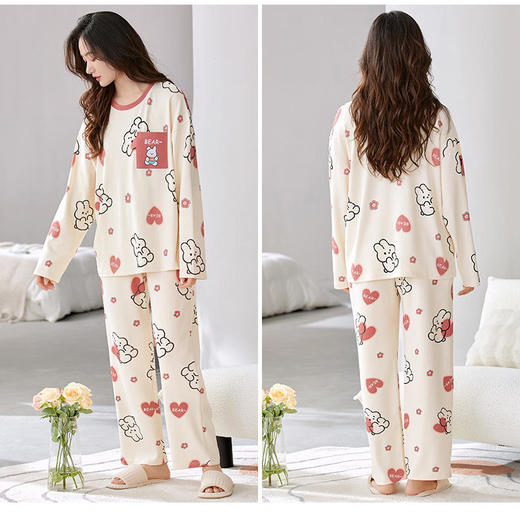 MUMIANER牧棉儿-情侣款家居服 | 软糯丝滑舒适 自带隐形胸垫 亲肤不易跑杯 轻盈透气 圆领/翻领款可选 商品图13