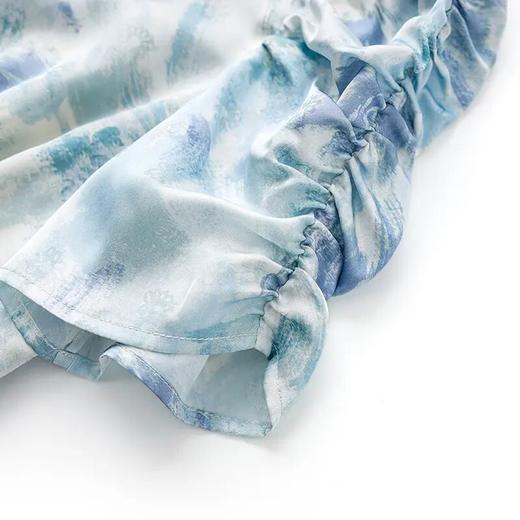 【高货wl】全新升级【铂金会员321/天猫429/差价108】(05458) 洛诗琳法式时尚雅致印花提花裙高腰名媛气质女春连衣裙 商品图2