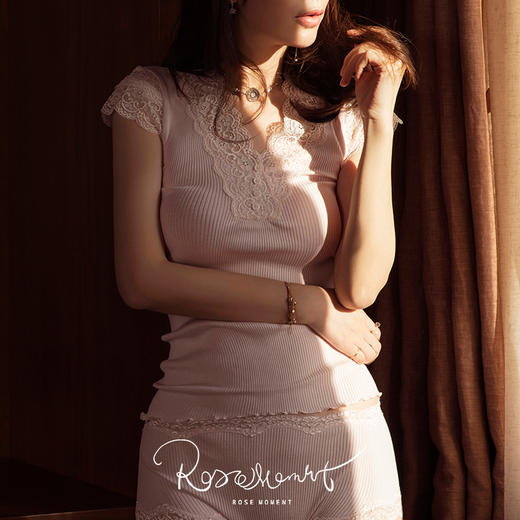 舒适百搭真丝针织家居服基础款打底衫 Z92103 商品图1