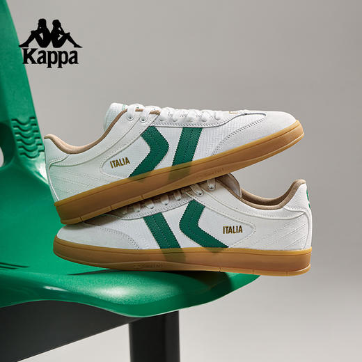 Kappa卡帕背靠背德训鞋男款2025春季新款复古T头板鞋低帮运动鞋女K0FX5CC69/K0F45CC69 商品图2