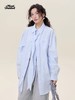 mostwantedlab彩虹/M2512018/双层门襟基础条纹刺绣长款衬衫 商品缩略图0