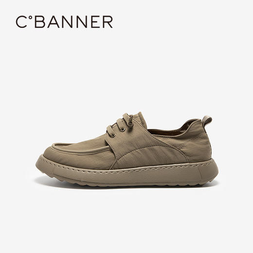 千百度男鞋厚底复古轻便正装皮鞋男士休闲商务皮鞋A25113203 商品图2