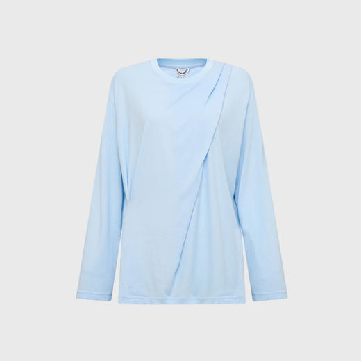 lost in echo2025春夏新款休闲宽松oversize显瘦轻薄长袖T恤内搭 商品图4