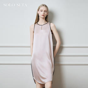 Solo seta22姆米女士真丝睡裙桑蚕丝纯色性感家居服2025秋季轻奢