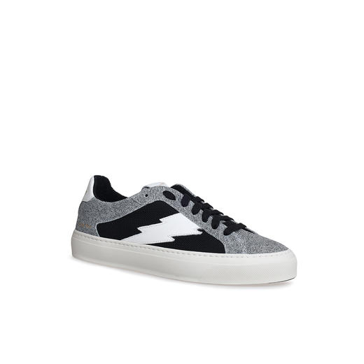 豪麟名鞋STOKTON男鞋休闲鞋织物POWER-U黑色 商品图0