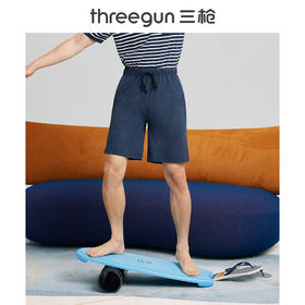 Threegun三枪 【花灰水柔棉】男士家居短裤-50523B011
